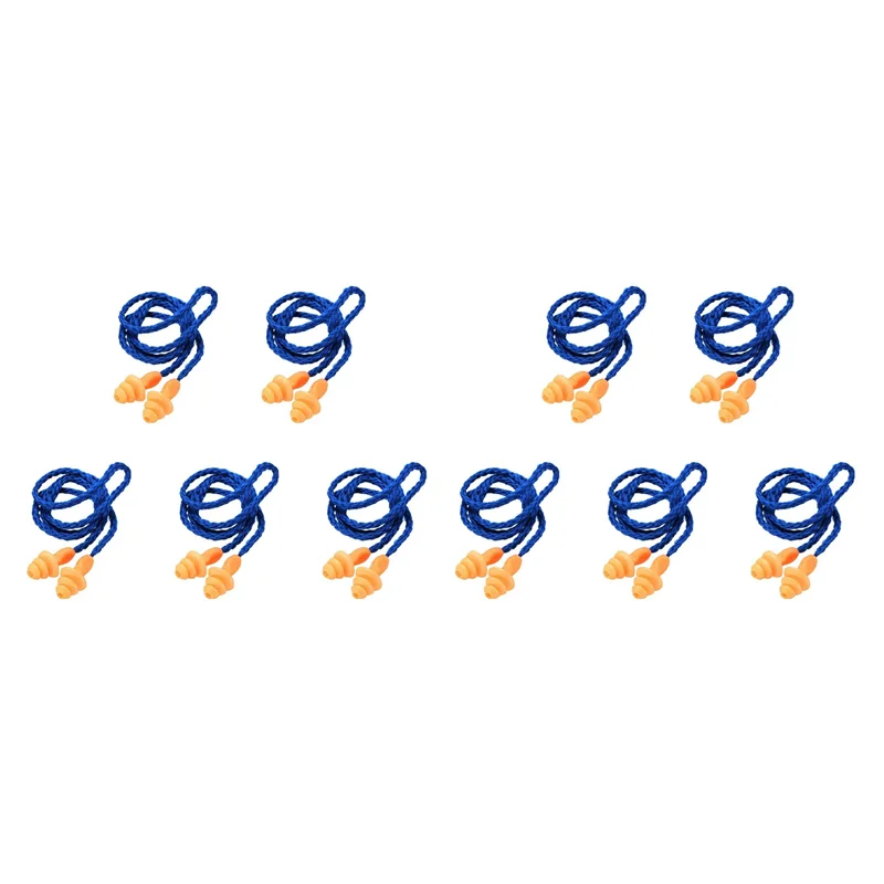 A69Z 10 قطعة أصيلة لينة سيليكون حبالي الأذن المقابس الحد من الضوضاء شجرة عيد الميلاد سدادات واقية للأذنين #1