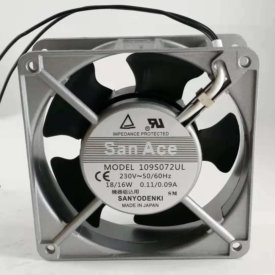 NEW ORIGINAL 109S072UL 230VAC 18/16W 0.11/0.09A 12038 120*120*38mm 12CM COOLING FAN