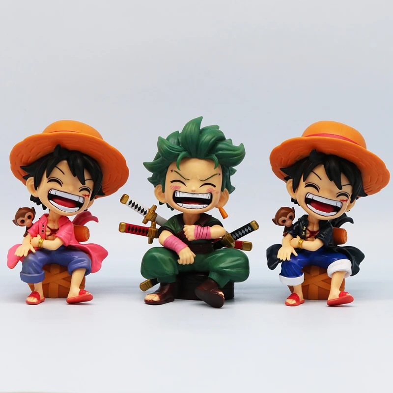 

Мультяшная Анимация ONE PIECE Q Version Series Luffy Zoro Sanji модные Ручные украшения для офисного автомобиля