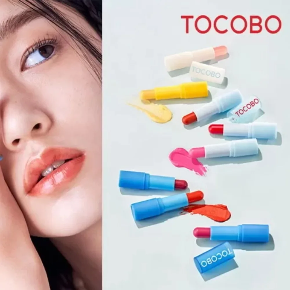 TOCOBO Super Hidratante Lip Balm Fade Lip Lines Batom Colorido 01 Coral Rosa 011 Cereja Vermelho Sexy Nutritivo Espelho Lip Glaze