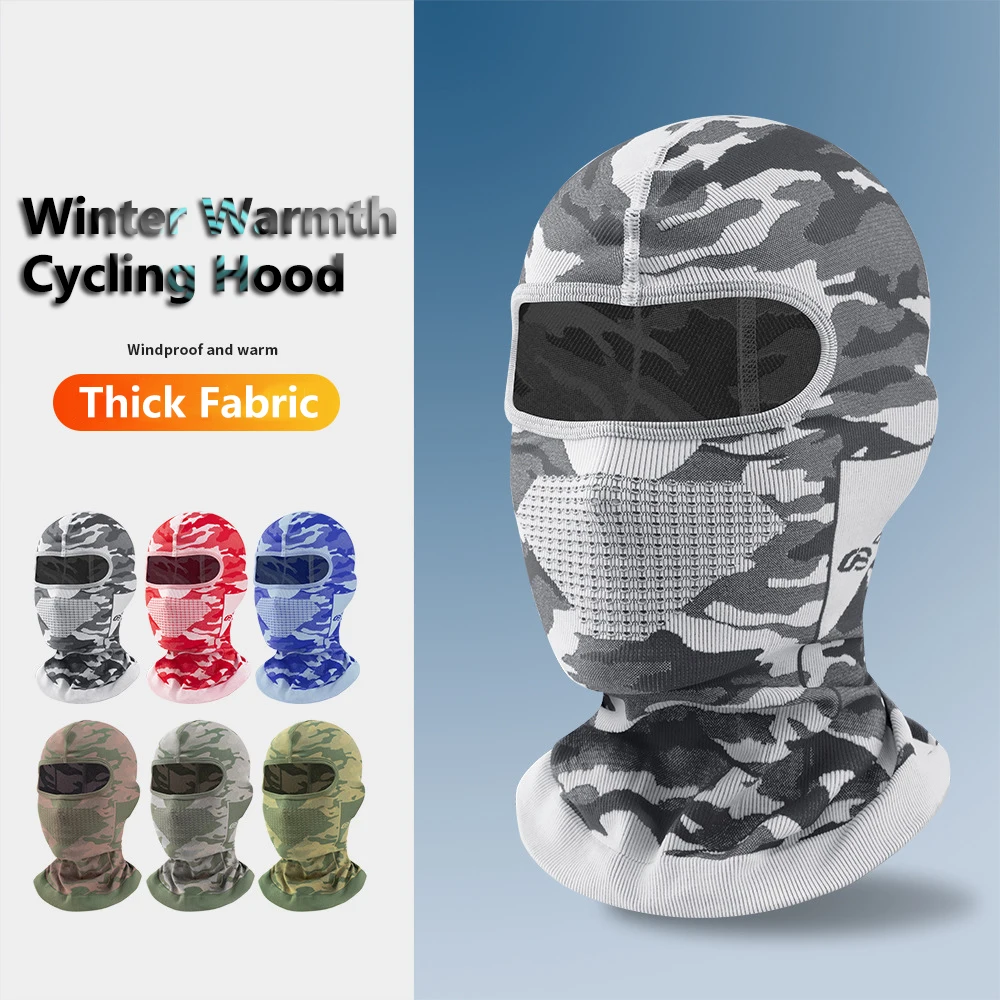 

Winter Warm Balaclava Hat Breathable Cycling Cap New Sport Full Face Cover Scarf Motorcycle Bike Helmet Liner Skiing Beanie Hat