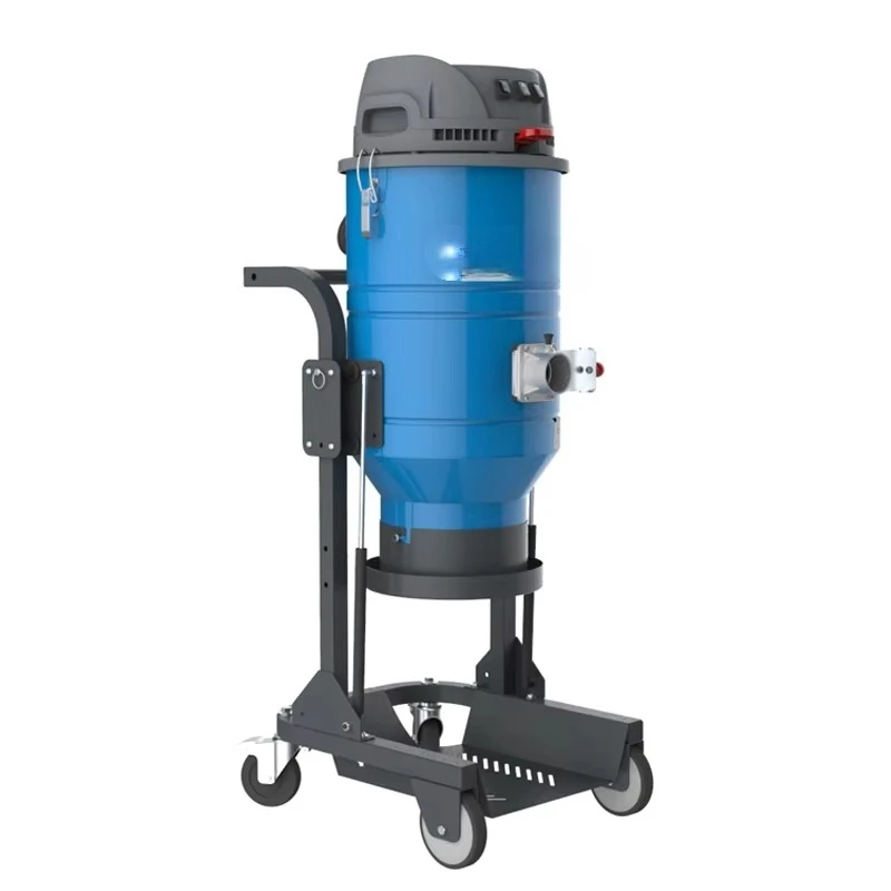 

Industrial strength central vacuum cleaner with filter for wet and dry 60l cement plant concrete