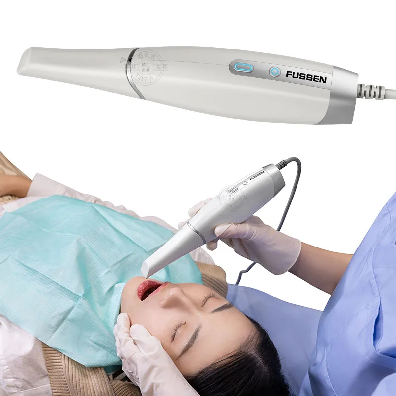 Fussen S6000 Dental 3D Digital Intraoral Scanner Color Scanning 3D High Resolution with High Precision Intraoral Camera