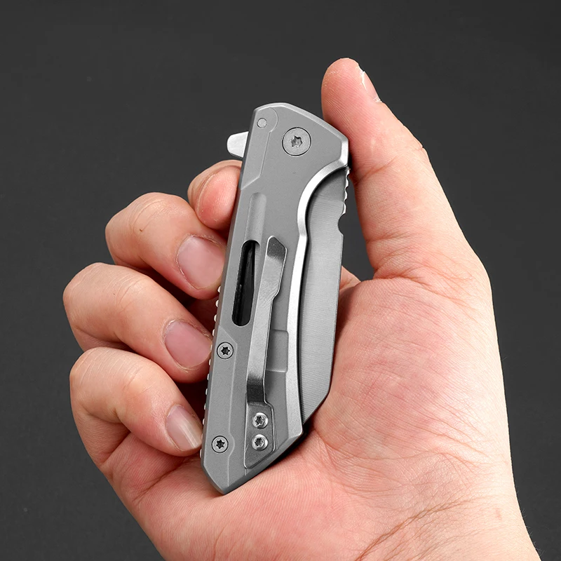 Sharp Folding Knife, EDC Pocket Knife, Self-Defense, Camping Multi-purpose Tactical Knife and Survival Knife, Cutting Knife