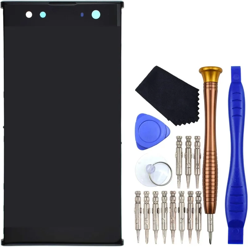 

LCD Screen with Frame for Sony Xperia XA2 Ultra, Blue Display Digitizer, Pre-Installation Replacement, H4233, H3213, H3223