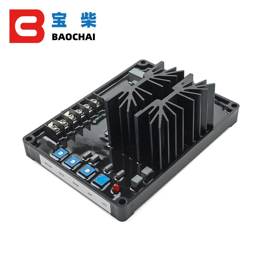 

GAVR-20A Brushless Generator Automatic Voltage Regulation AVR Black Glue YH-20A Pressure Regulating Plate