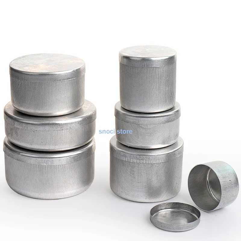 

Металлические жестяные банки Коробка для отбора проб почвы Держатель образцов Банки для взвешивания Алюминиевые маленькие круглые банки Банки для образцов Контейнер для взвешивания для лабораторий