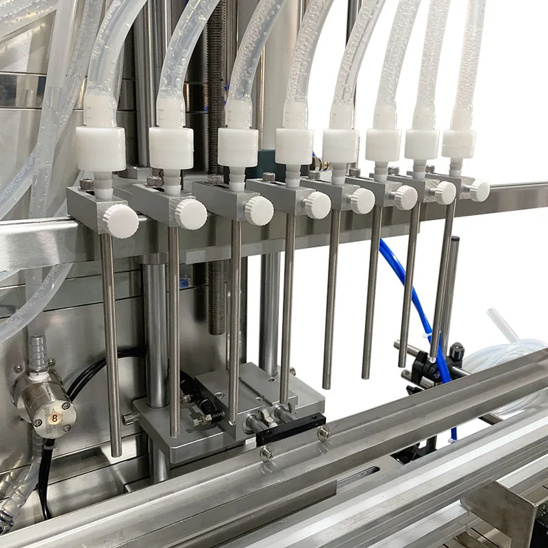 Вертикальная линия по производству завинчивающихся крышек типа гидрохлориновой кислоты для очистки туалета, растворителя в воде, жидкости, количественного заполнения