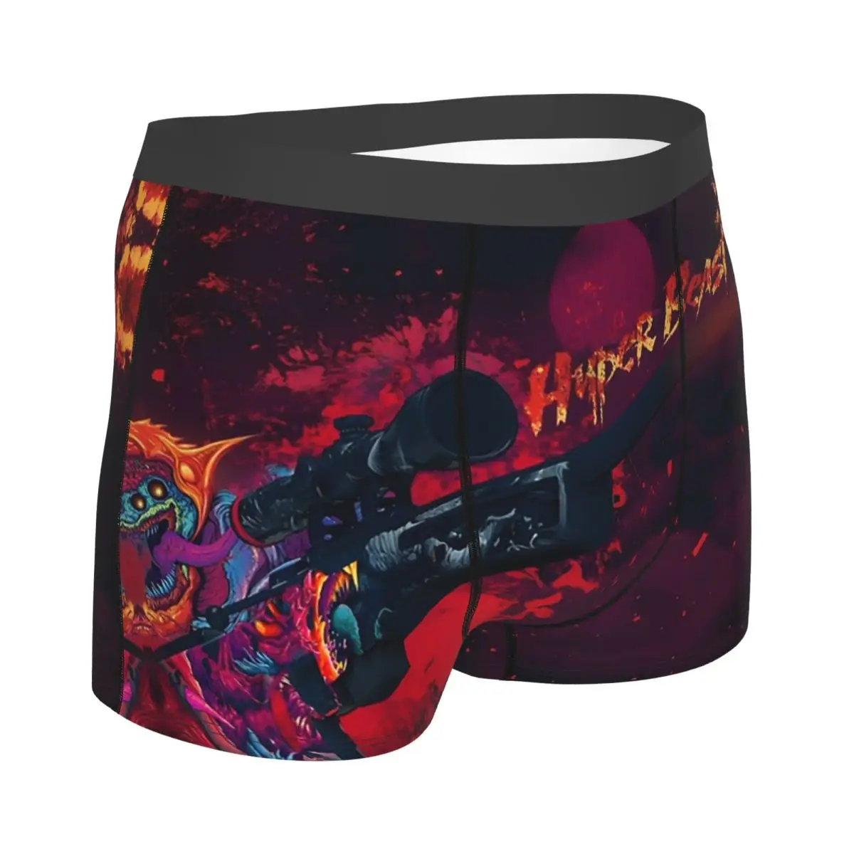 الملاكم السروال السراويل Hyper Beast غطاء صور سراويل الرجال الملابس الداخلية الناعمة لهدايا رجل رجل صديقها