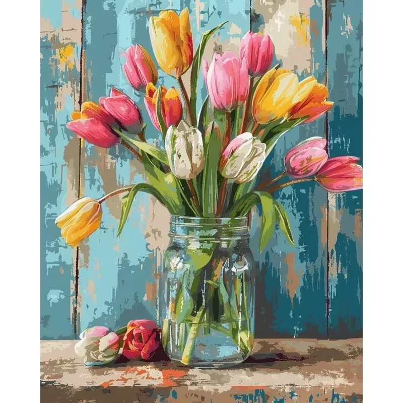 5D Diamond Painting Vases, Bouquets And Cacti Mosaic Full Round/Square Diamonds Handmade Art Exquisite Gift Home Decoration