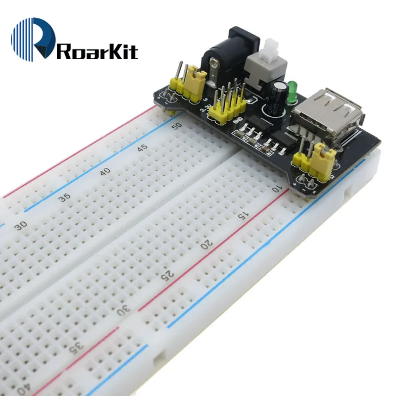 3.3V/5V MB102 Breadboard power module+MB-102 830 points Prototype Bread board for arduino kit +65 jumper wires wholesale