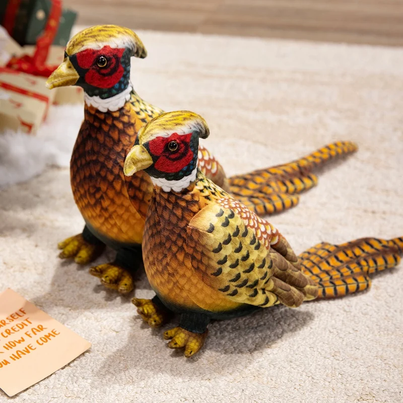 28cm Simulation Bird Piggy Pig Wild Animal Plush Toy Like Real Stuffed Plushie Home Decor Men Gift