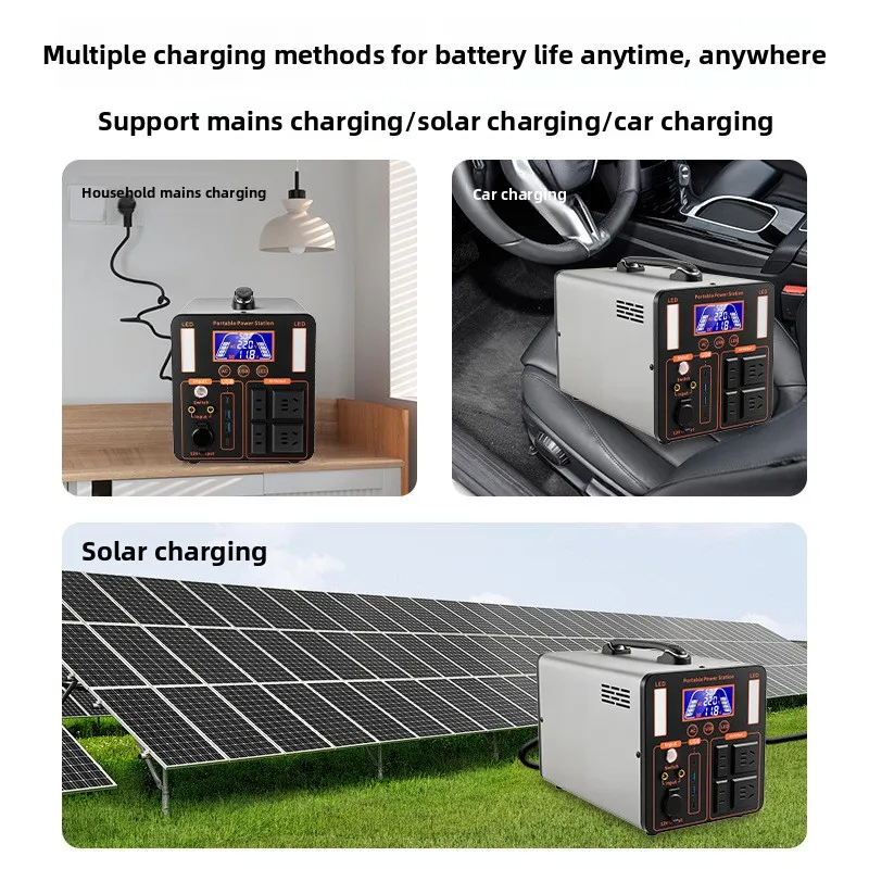 CX 220v outdoor power supply mobile portable large-capacity energy storage stall, emergency power supply household equipment