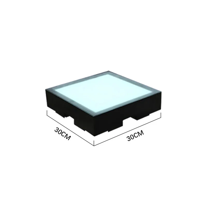 Vibrant Grid Game Interactive LED Luminous Floor Tile Light Secret Room To Step on Gravity Sensing Equipment