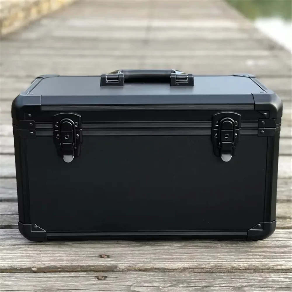 49*29*30cm Large Toolbox Through Machine Aluminum Alloy Storage Box Equipment Aircraft Model Aluminum Alloy Packing Box