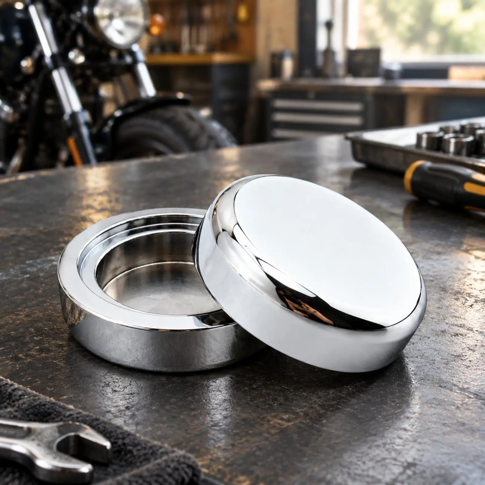 2 Pieces Motorcycle Front-Fork Decorative Cap Slim Harleymotorcycle Forty-Eight Fork Cap Custom Compact