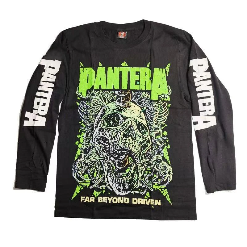 

O-Neck Hip Hop Y2k Long sleeve Top Harajuku Letter Print Punk High street Long sleeve T-shirt Fashion Rock Gothic Unique Clothes