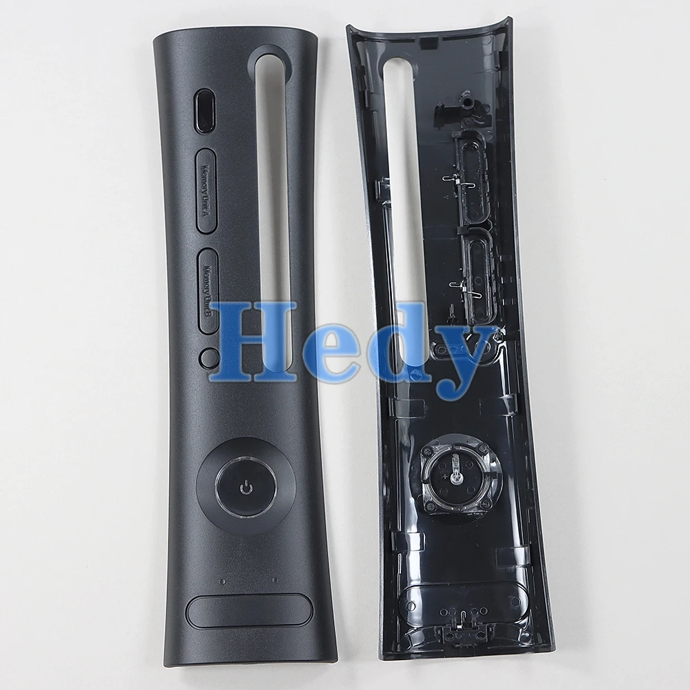 1 Buah untuk XBOX360 Casing Pelat Depan Pengganti Penutup Cangkang Depan Tahan Lama untuk XBOX 360 Pelat Wajah Depan Cangkang Pelindung Hitam
