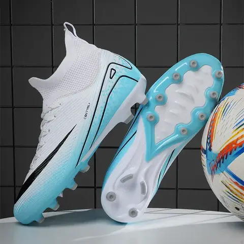 Nya Herr Fotbollsskor Match Fotbollsskor Sport Andningsbara Långa Spikar Utomhus Skor Vuxna Bekväma Träningsskor Pojkar Halkfria 12 best sales sportskor - №11