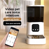 6L Cat Automatic Feeders with Camera Video Cat Food Dispenser Pet Smart Voice Recorder Remote Control Auto Feeder for Cat Dog