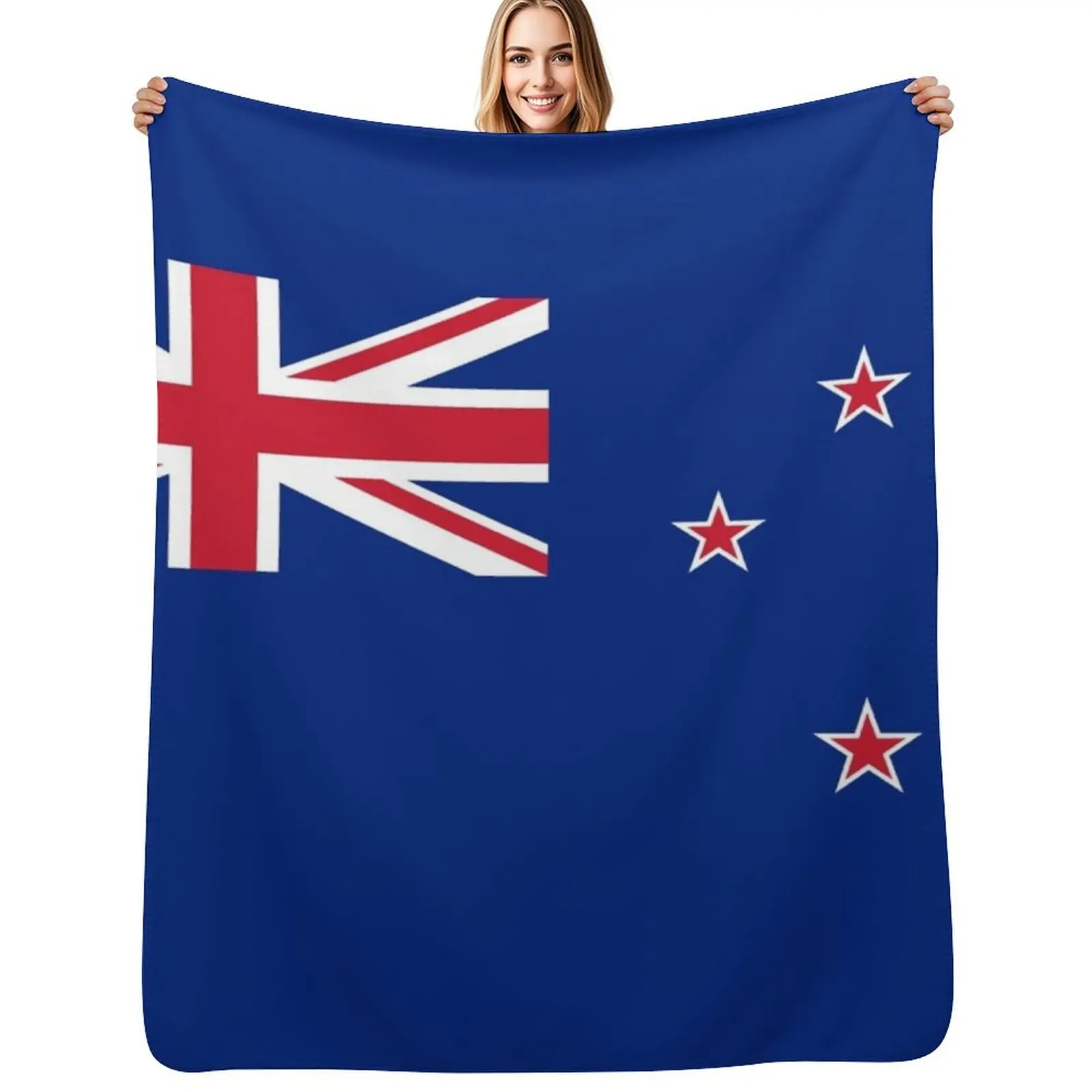 

New Zealand Flag Duvet - Kiwi Bedspread Throw Blanket Wrinkle Resistant Lightweight Blanket