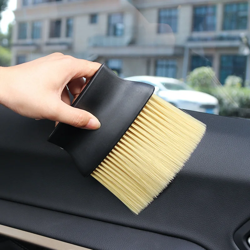 Car Interior Cleaning Soft Brush Dashboard Air Outlet Detailing Sweeping Dust Tools Auto Home Office Duster Brushes