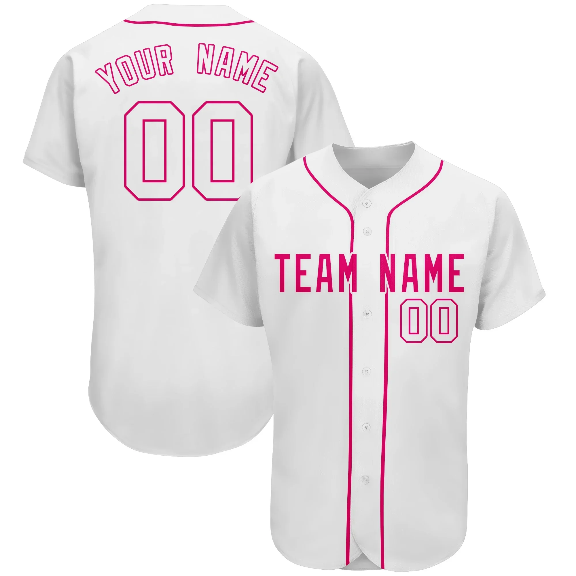 Short Sleeve Baseball Training Clothes Group Purchase Custom Men's And Women's Game Team Clothes