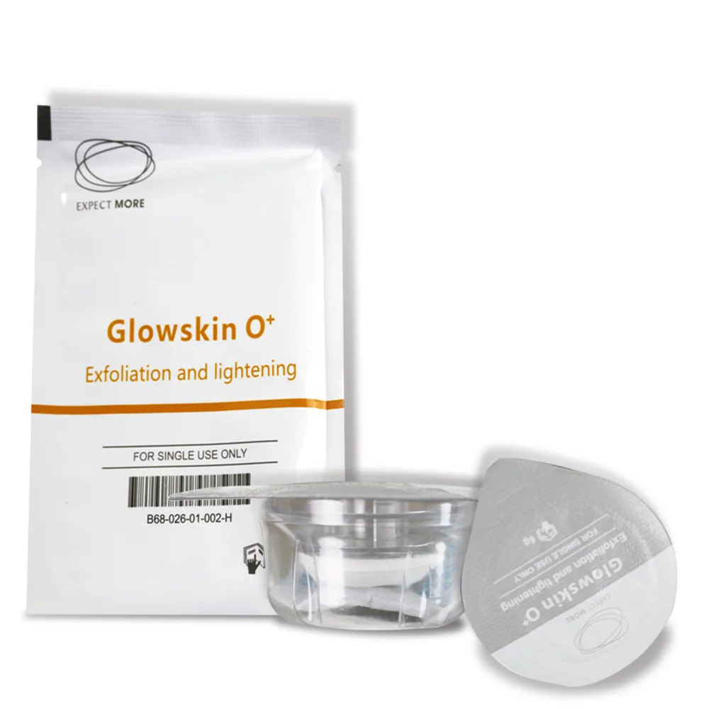 Glowskin-cápsulas de burbujas pequeñas de oxígeno O + CO2, Kit de rejuvenecimiento y brillo de la piel, máquina para el cuidado de la piel