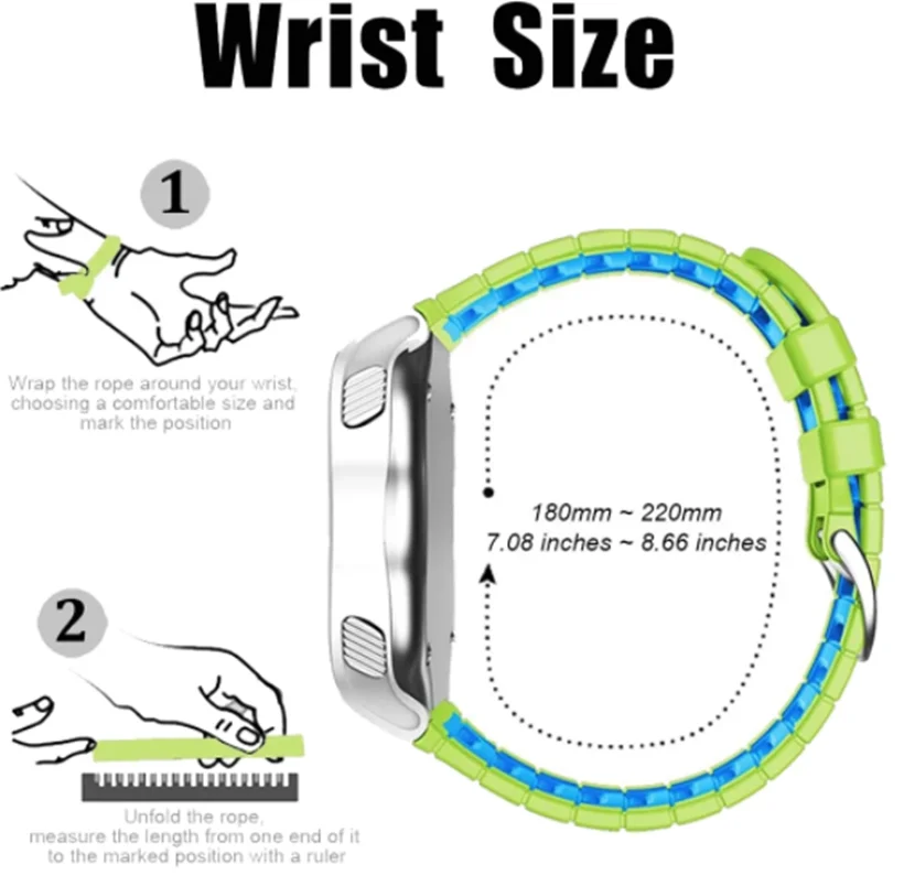 Galaone Double Colors Silicone Strap Fashion Replacement Watch Band For Garmin Forerunner 920XT Rubber Wristband Bracelet