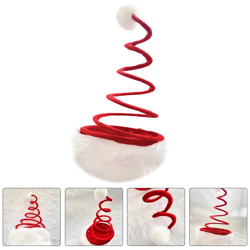 

1pcs Christmas Headwear Spring Christmas Hat Santa Claus Cosplay Party Favor Costume Carnival Photo Prop Xmas Decor Hat