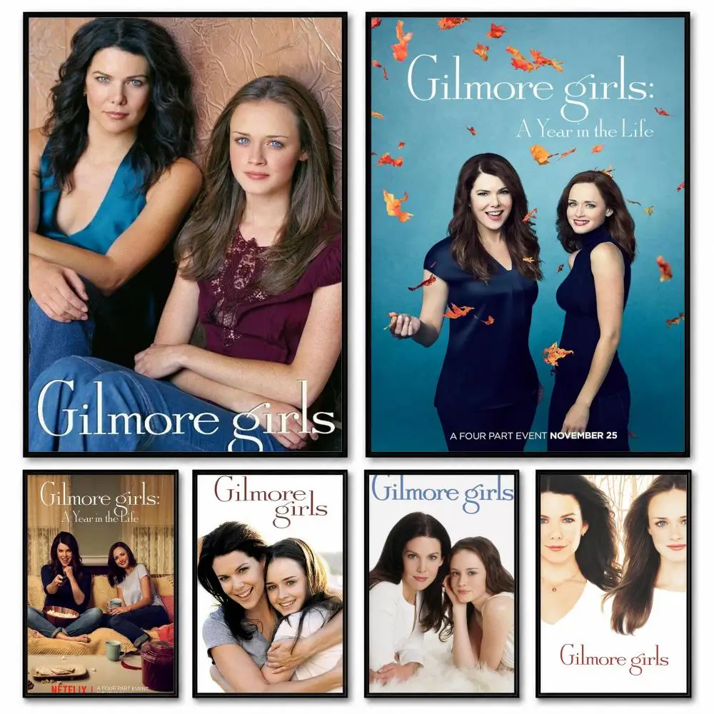 G-gilmore Girls Tv Play American Family Comedy Poster Room Decor Home Wall Art Printing Waterproof Garage BedRoom Posters Gift