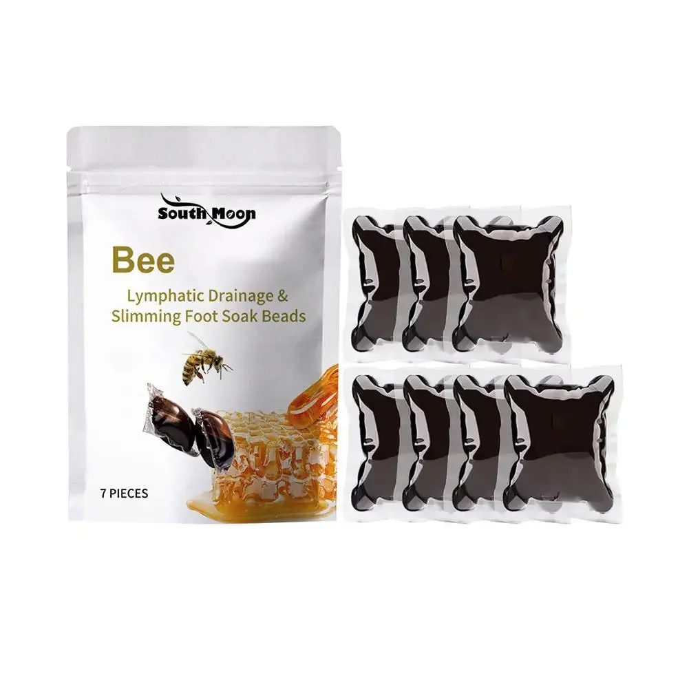 Lukmlca-Bee drenagem linfática e emagrecimento Foot Soak Beads, Cuidados de Saúde Pés, 7 PCs, 10PCs