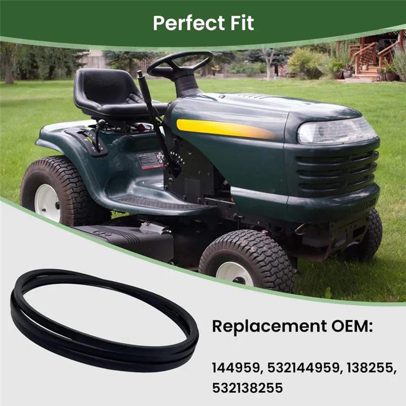 الترويج! 2 حزمة 144959 سطح السفينة حزام للحرفي LT1000 LT3000 DLT3000 42 بوصة ركوب جزازة استبدال أجزاء 532144959 (1/2X95in
