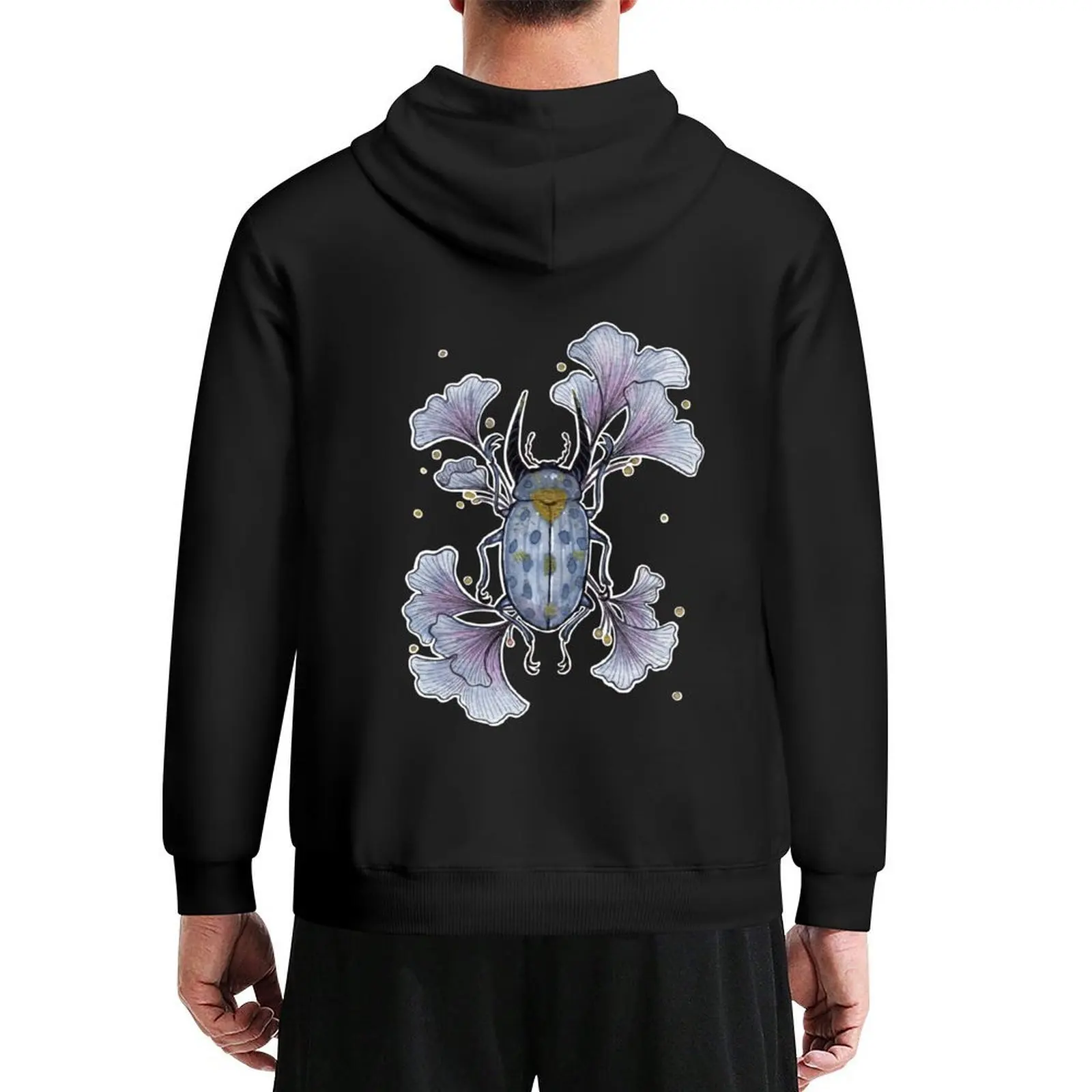 

Ginkgo (Dark Background) Hoodie men wear autumn clothes anime clothes men clothing men's hoodie sweatshirt