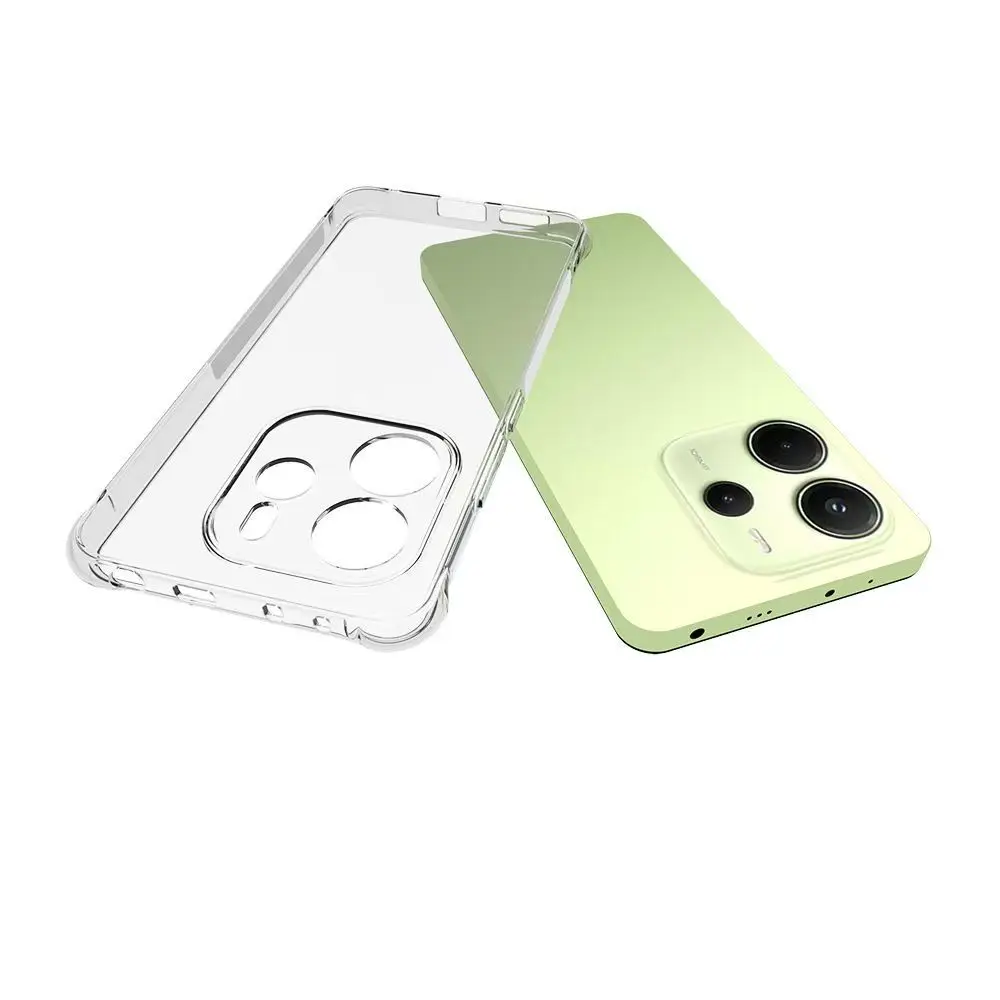 Shockproof Silicone Case For Xiaomi Redmi Note 14 4G 163mm 164mm Soft Ultra Thin Cover Shell For Redmi Note 14 Pro Plus Pro+ 5G