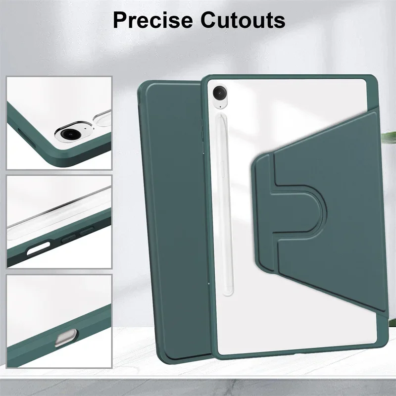 

For Samsung Galaxy Tab S11 11 inch 2025 SM-X730 SM-X736B Case For Samsung Tab S10 Lite 10.9 2025 S8 S9 FE Cover With Pen Holder