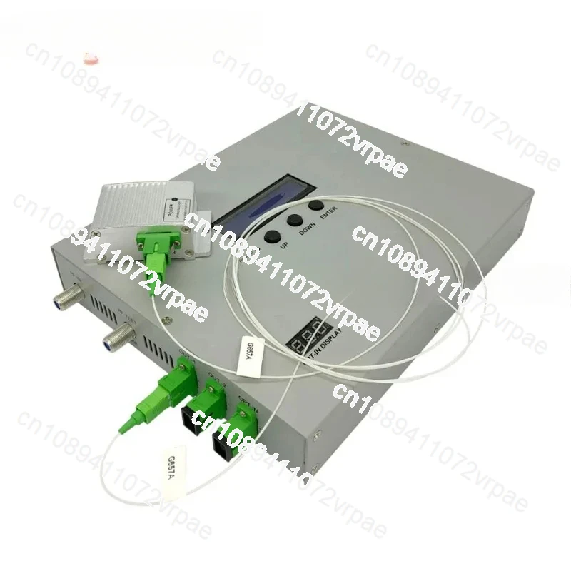 Wolck 1550nm mini CATV Fiber Optical Laser Transmitter with 2 Output 10mw 20dbm