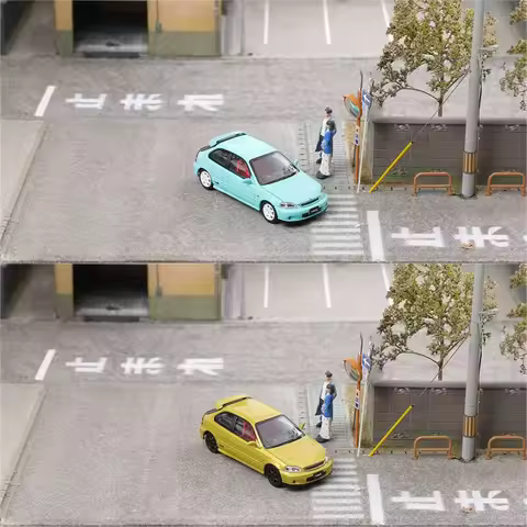 Model One 1:64 Civic Type-R EK9 Die-Cast Car Model Collection Miniature