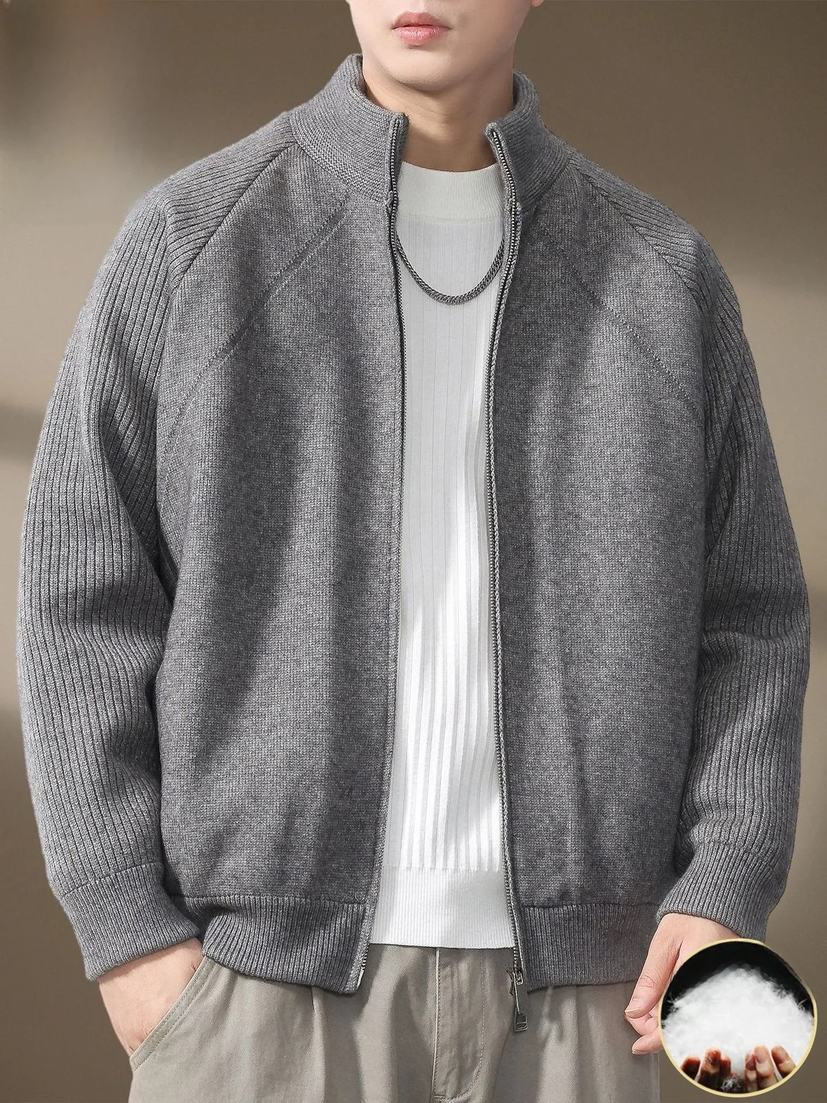 

Men's ort Puffer Jaet Winter Thiened Warm Casual Stand Collar Du down Coat Youth ular Daily Wear Outerwear