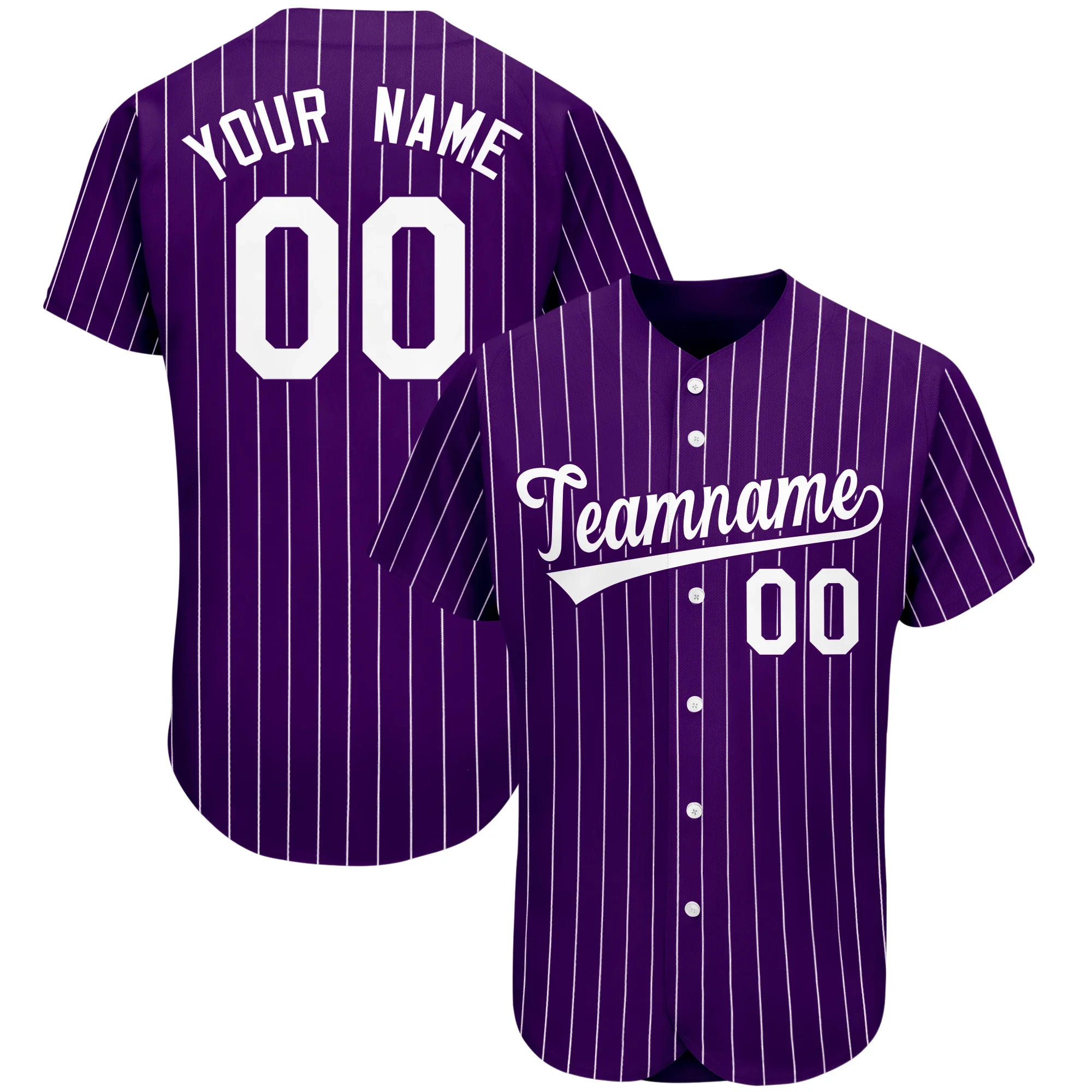 Baseball Jerseys Custom Stripes Printing Team Name/Number Baseball Shirts Outdoor Softball Game Training Uniform for Men/Women image 5