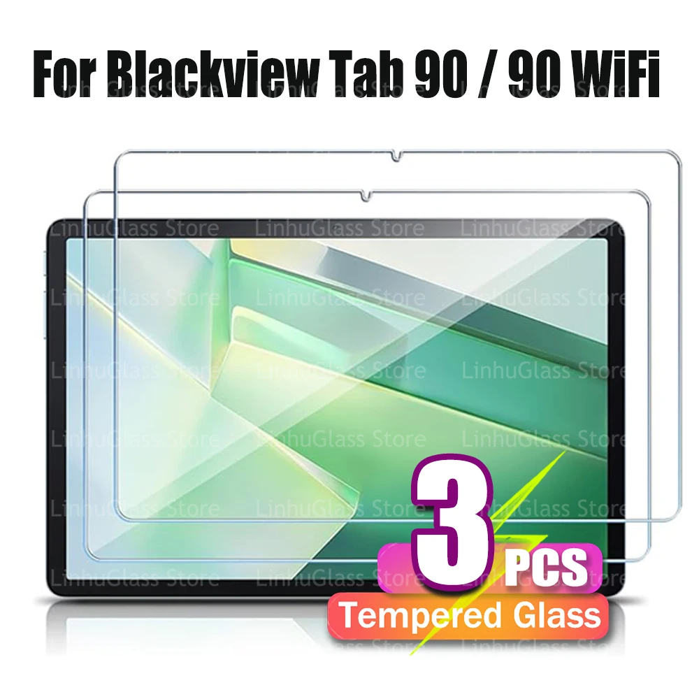 

Screen Protector for Blackview Tab 90 / 90 WiFi (11 Inch) HD Clear Anti-Scratch Tempered Glass Film 9H Hardness Anti-Fingerprint