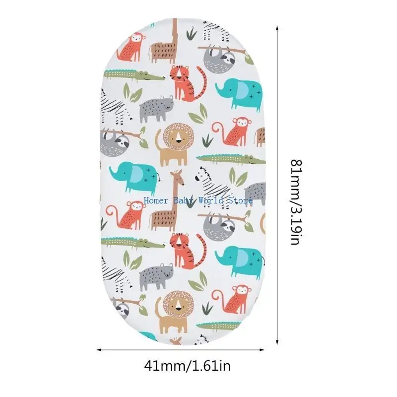 Sábana bajera ajustable B2QD, Sábana bajera algodón para cuna, almohadilla para cesta, sábanas ajustadas, funda protectora