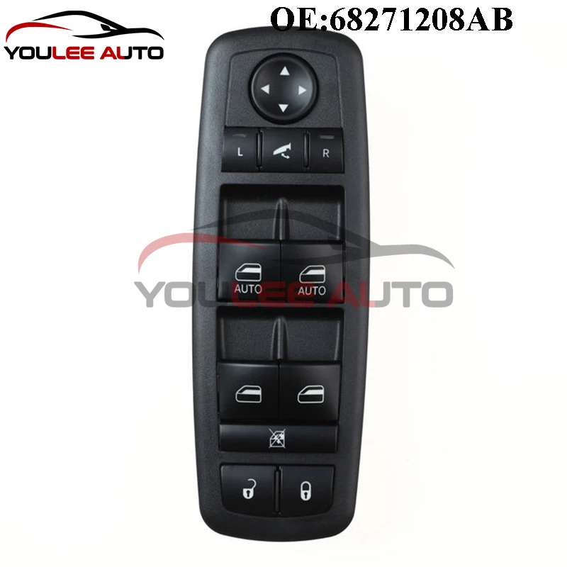 

New 68271208AB 68184803AC 68262252AC Power Master Window Switch For Jeep Grand Cherokee 2014-2016 Auto Parts