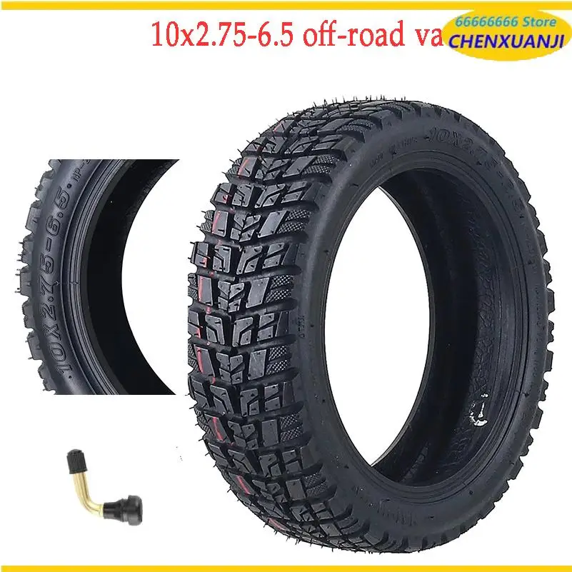 10x2.75-6.5 Tubeless Tyre 10 Inch Professional Off-Road Vacuum Electric Scooter Tire Premium Rubber Dualtron 3 Durable