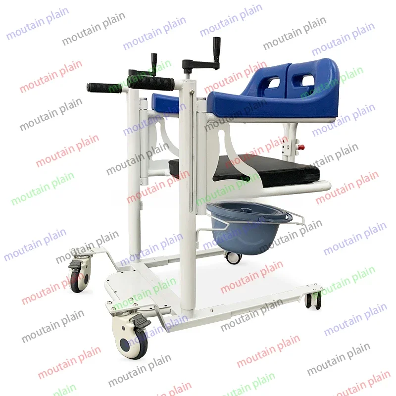 

Electric Patient Transport Transfer Chair Commode Chair for Elderly Strong Bearing Capacity