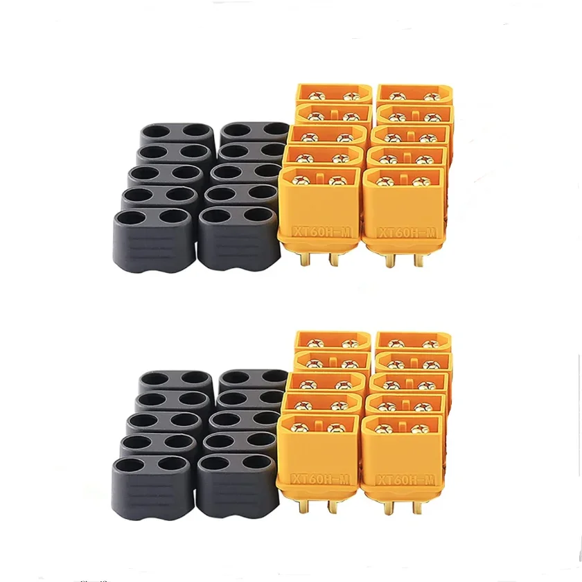 5/10 Pairs  XT60H connector plug with Sheath Housing Female / male XT60 plug for RC Lipo Battery cars fpv drones Airplane