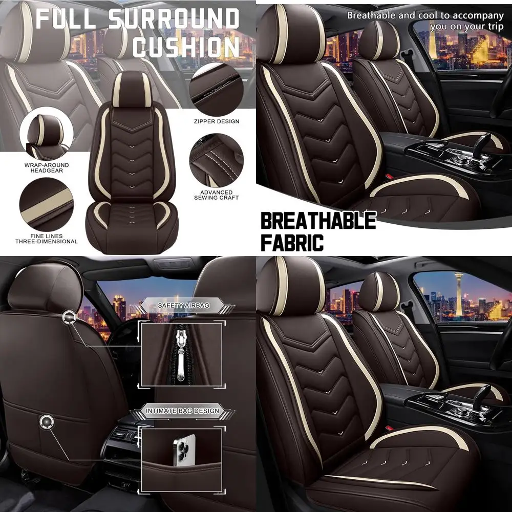 

Car Seat Covers for Nissan Altima 2001-2025, Stylish Sport Seat Cover, Premium Nappa Leather Car Seat Cover. Automobile Seat Cov