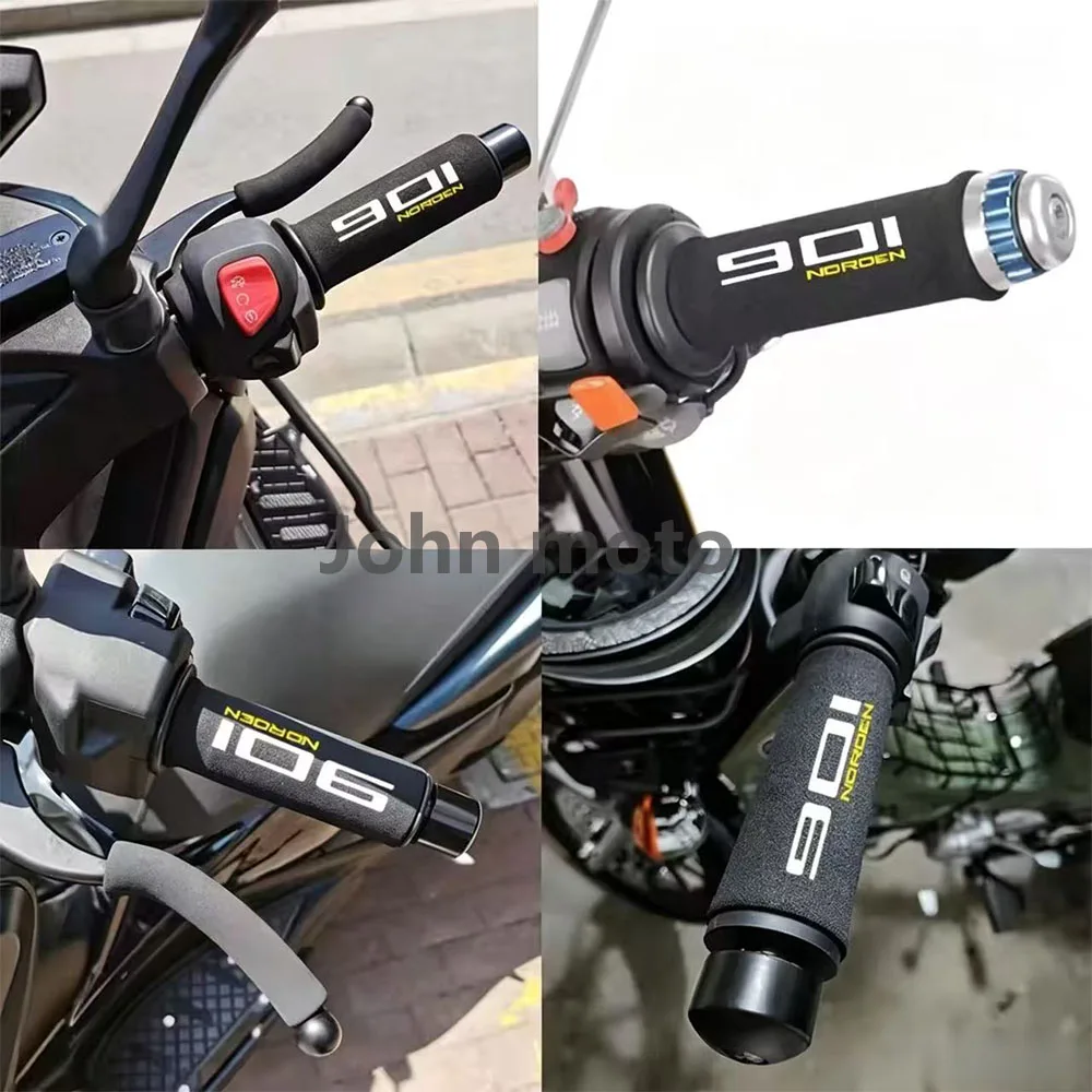 901 Motorcycle For Husqvarna Norden Grip Cover Shockproof Motorcycle Sponge Grip Non-Slip Handlebar Grip Sponge Cover