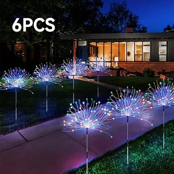 6 Pcs  Ip65 Waterproof, Outdoor Festival Decoration Lamp For Courtyard Garden And Passage Outdoor Party Decoration Lighting