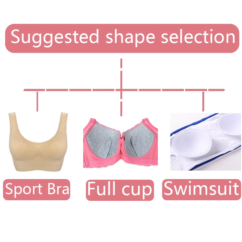 Styles Women\'s Intimates Accessories Sponge Swimsuit Breast Push Up Bra Padding Chest Enhancers Insert Chest Cup